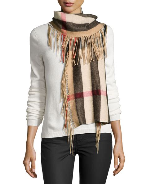 burberry prorsum fringed scarf|Burberry Prorsum The Fringe Cashmere Half Mega Check Scarf, .